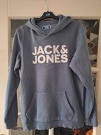 Jack en Jones hoodie zgan lichtblauw Maat 176, Ophalen of Verzenden, Zo goed als nieuw