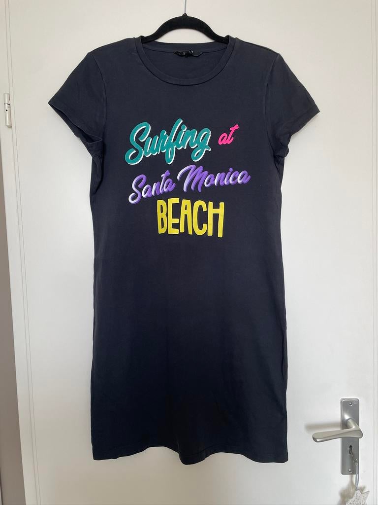 NIKKIE plessen zomer t-shirt dress Santa Monica maat 38, Maat 38/40 (M), Zwart, Ophalen of Verzenden, Zo goed als nieuw