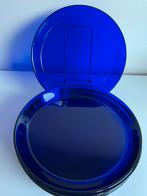 6 Iittala Nuutajarvi Kartio Glazen Dinerbord Kaj Franck Ø24, Ophalen of Verzenden, Bord(en), Overige stijlen, Glas