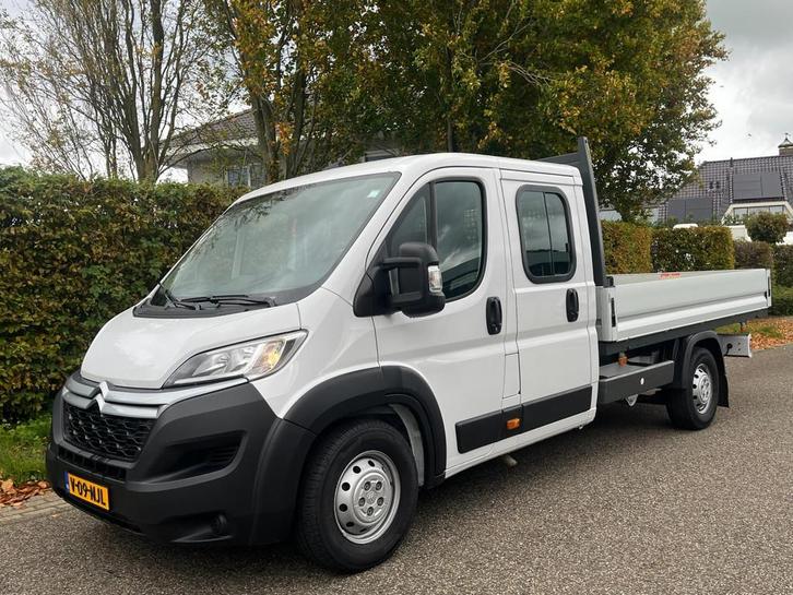Citroen Jumper Dubbele cabine open laadbak 2.2 165PK L4, Auto's, Bestelauto's, Bedrijf, Te koop, ABS, Airconditioning, Bluetooth