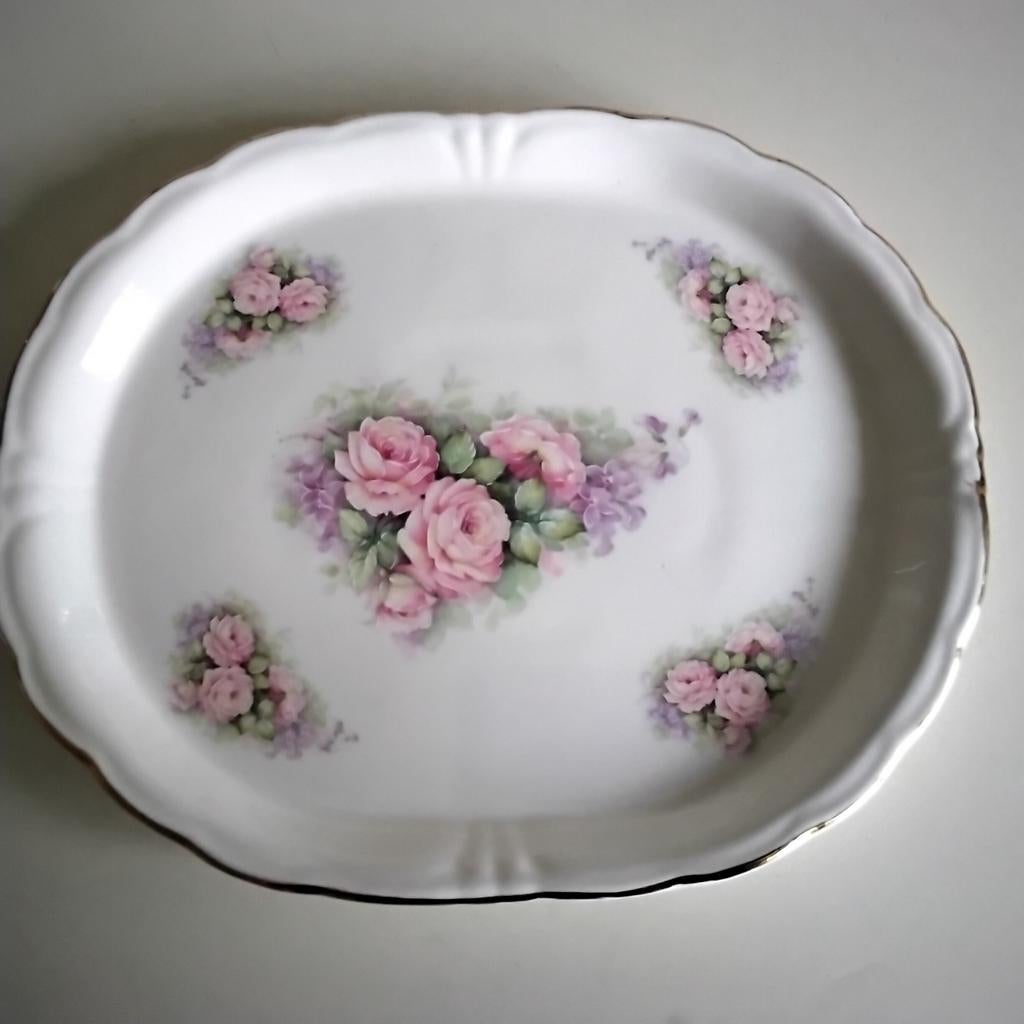 Engels sheltonian schaaltje  met rozen, Ophalen, Overige stijlen, Porselein, Schaal of Schalen