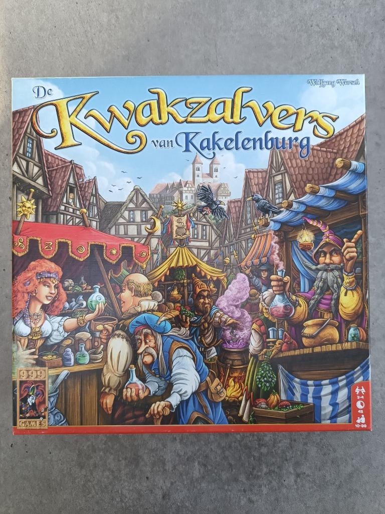 Kwakzalvers van Kakelenburg 999 Games, Hobby en Vrije tijd, Gezelschapsspellen | Bordspellen, Een of twee spelers, Ophalen of Verzenden