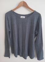 H&M LOGG blauw gemêleerd shirt met mouwpatches, maat L, Oosterveldweg 15, 7274 DZ, H&M, Maat 42/44 (L), Zo goed als nieuw
