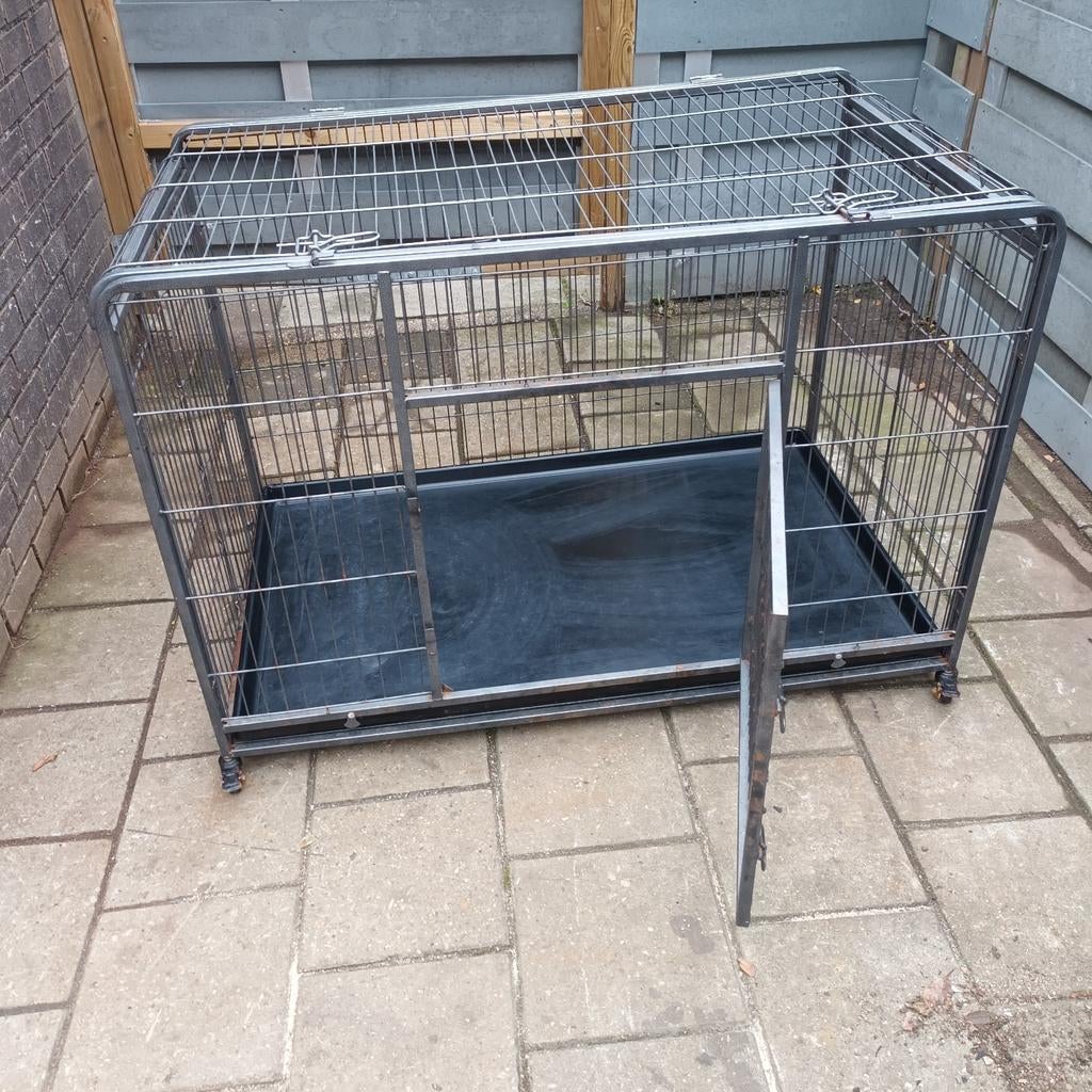 XXL Bench op wieltjes en inklapbaar 1.25x76x88, Ophalen, Gebruikt