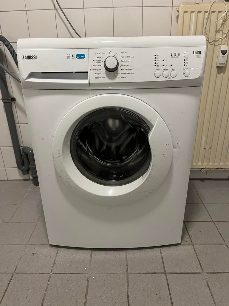Zanussi wasmachine, Witgoed en Apparatuur, Wasmachines, Ophalen, Gebruikt, Voorlader, Kort programma