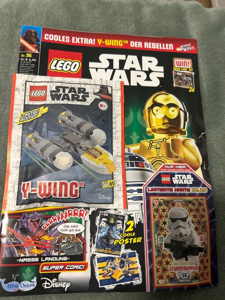 LEGO Star Wars Magazine Nr. 96 met Y-Wing en kaart, Ophalen of Verzenden, Zo goed als nieuw