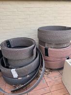 ca 60/75 m borderrol, Ophalen of Verzenden, Zo goed als nieuw, Rond, Hout