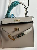 Leren tas , Made in italy, Ophalen of Verzenden, Zo goed als nieuw, Bruin, Handtas