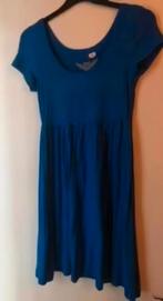 Leuke blauwe a-lijn jurk, Kleding | Dames, Zo goed als nieuw, Maat 36 (S), Boven de knie, Verzenden