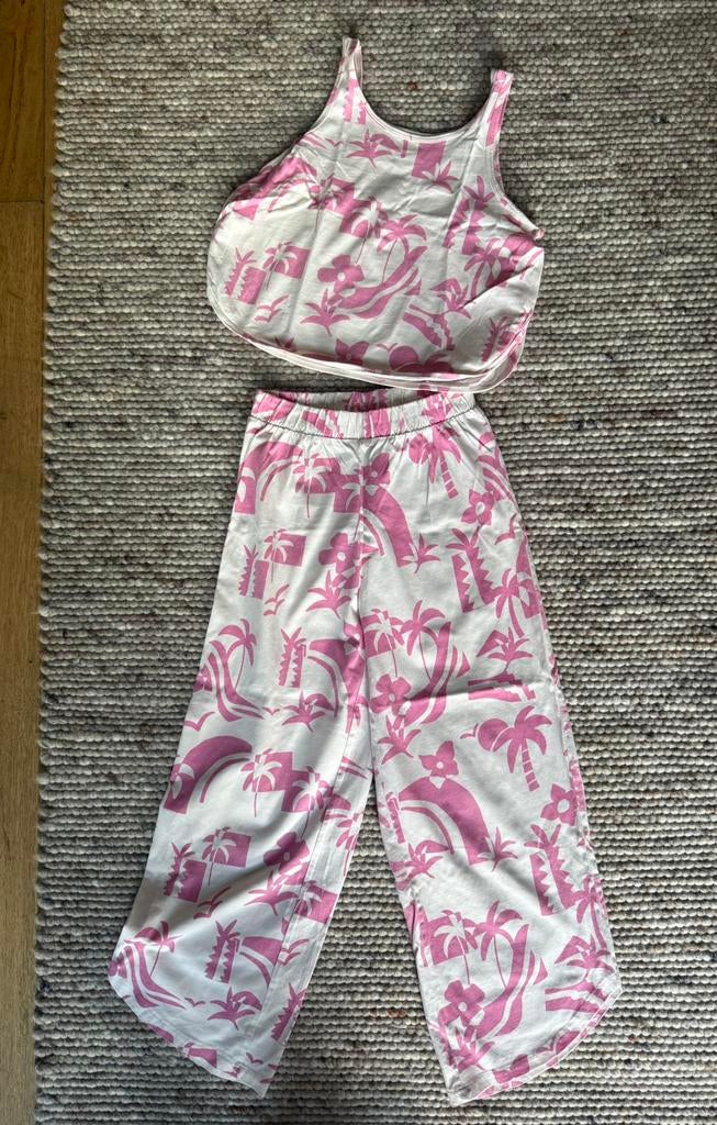 Broekpak Zara broek met top 152, Ophalen of Verzenden, Gebruikt, Meisje, Setje