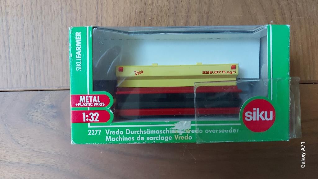 Siku 2277 Vreda overzaaimachine, Ophalen of Verzenden, Zo goed als nieuw, Tractor of Landbouw, SIKU