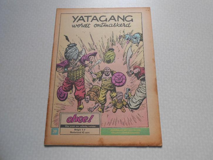 Ohee 39 Yatagang wordt ontmaskerd 1964., Boeken, Stripboeken, Gelezen, Eén stripboek, Ophalen of Verzenden