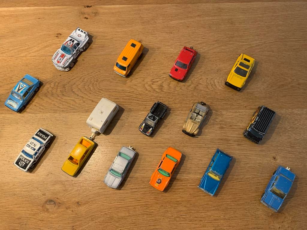Matchbox en Majorette auto's uit de jaren 80 en 90, Hobby en Vrije tijd, Modelbouw | Auto's en Voertuigen, Overige merken, Gebruikt