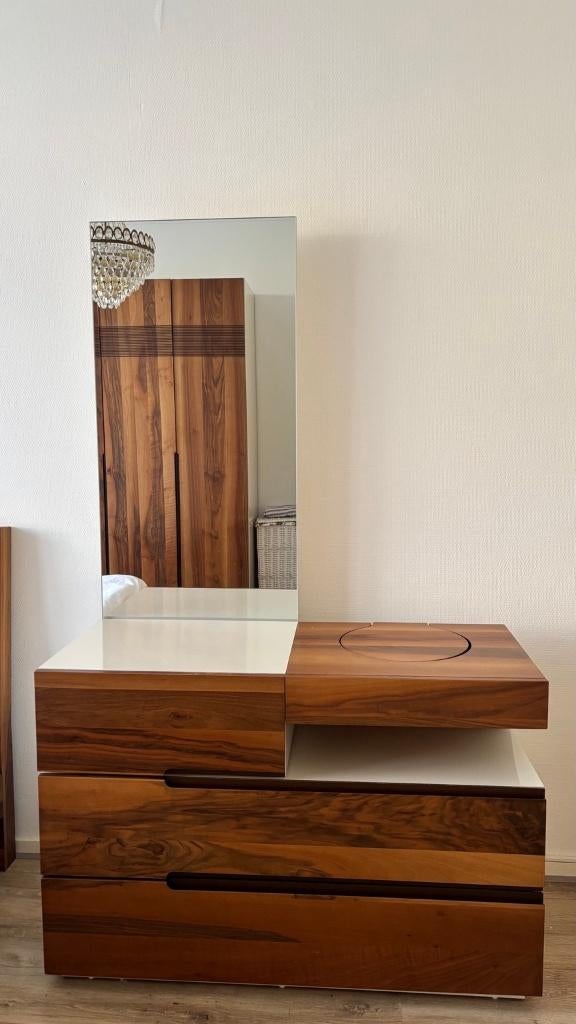 Modern dressing table with mirror – sturdy and well kept, Ophalen, Gebruikt, 50 tot 100 cm, Minder dan 100 cm
