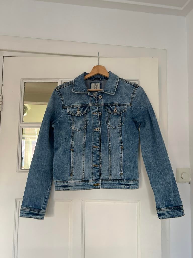 Spijkerjasje, Maat 38/40 (M), Blauw, Ophalen of Verzenden, Jasje