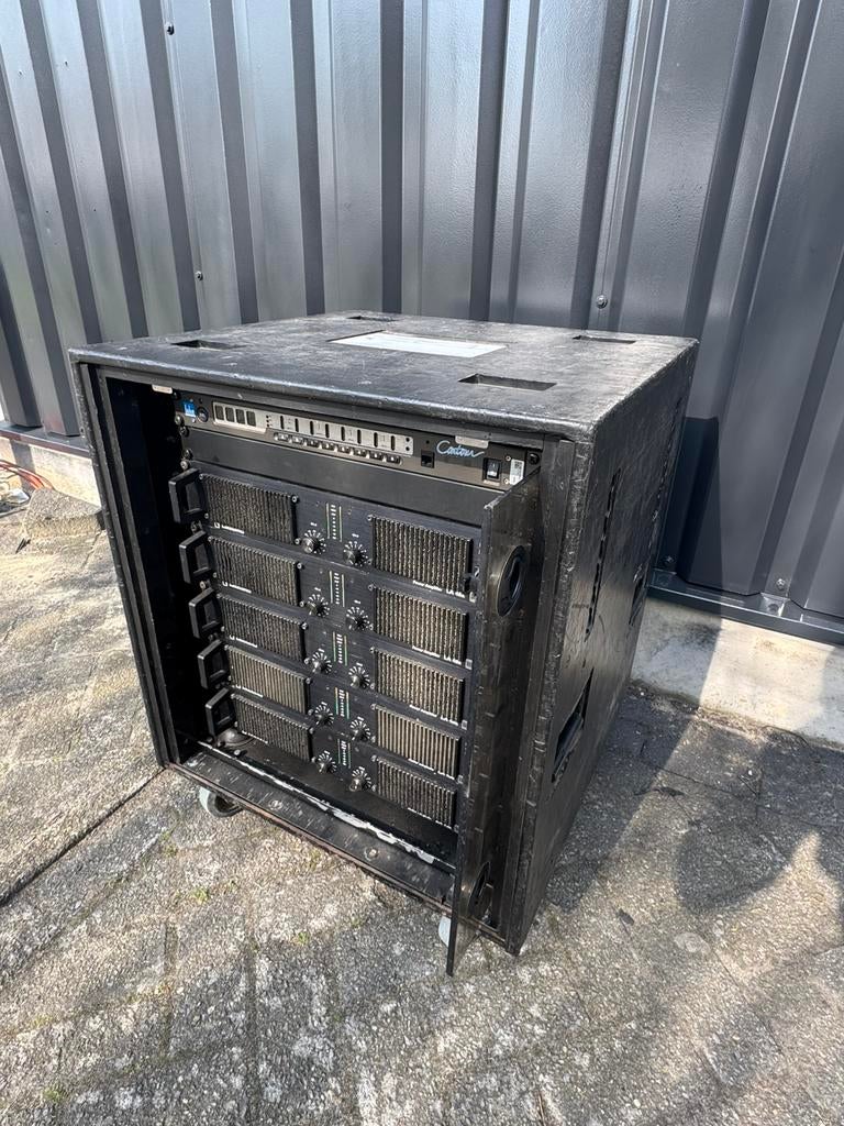 ✅ L-Acoustics Touring Rack LA-RAK | LA48A, Lake (Complete), Zo goed als nieuw, 120 watt of meer, Front, Rear of Stereo speakers