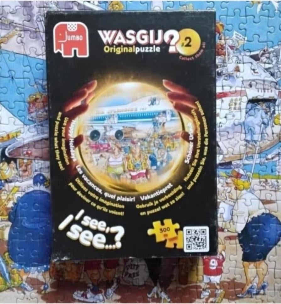 Wasgij puzzel 'vakantiepret', Hobby en Vrije tijd, Denksport en Puzzels, Ophalen, Minder dan 500 stukjes, Zo goed als nieuw, Legpuzzel