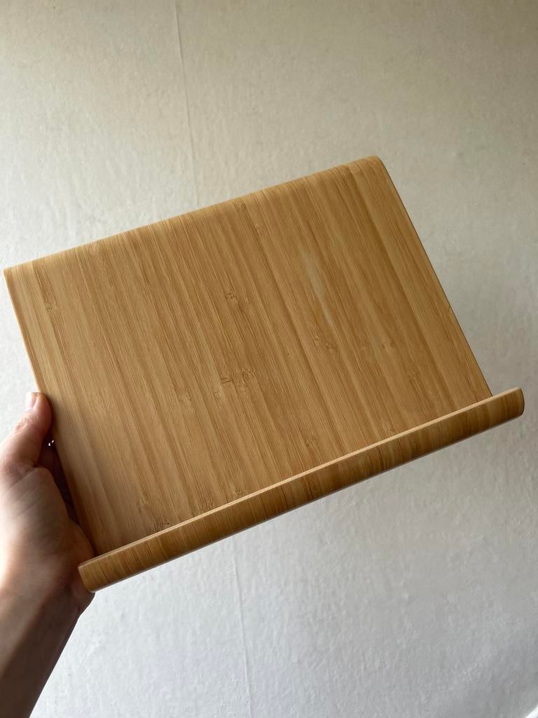 Houten standaard voor kookboek of tablet, Huis en Inrichting, Keuken | Keukenbenodigdheden, Ophalen, Hout, Bruin, Overige typen
