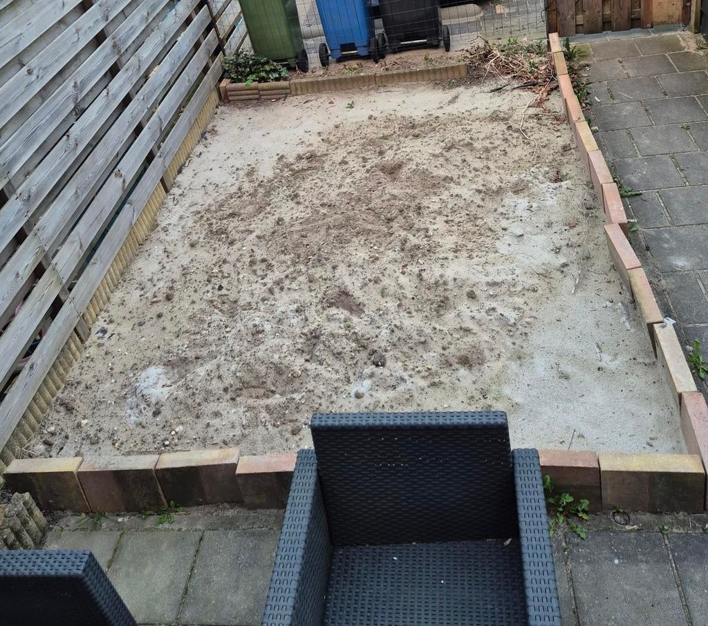 Gratis af te halen: circa 0,7 kuub zand, Tuin en Terras, Zand, Ophalen of Verzenden, Ophoogzand