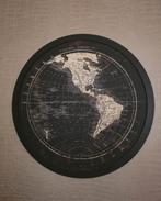 Te koop: Gaaf wandbord met lichtjes om de landen heen, Ophalen, Zo goed als nieuw