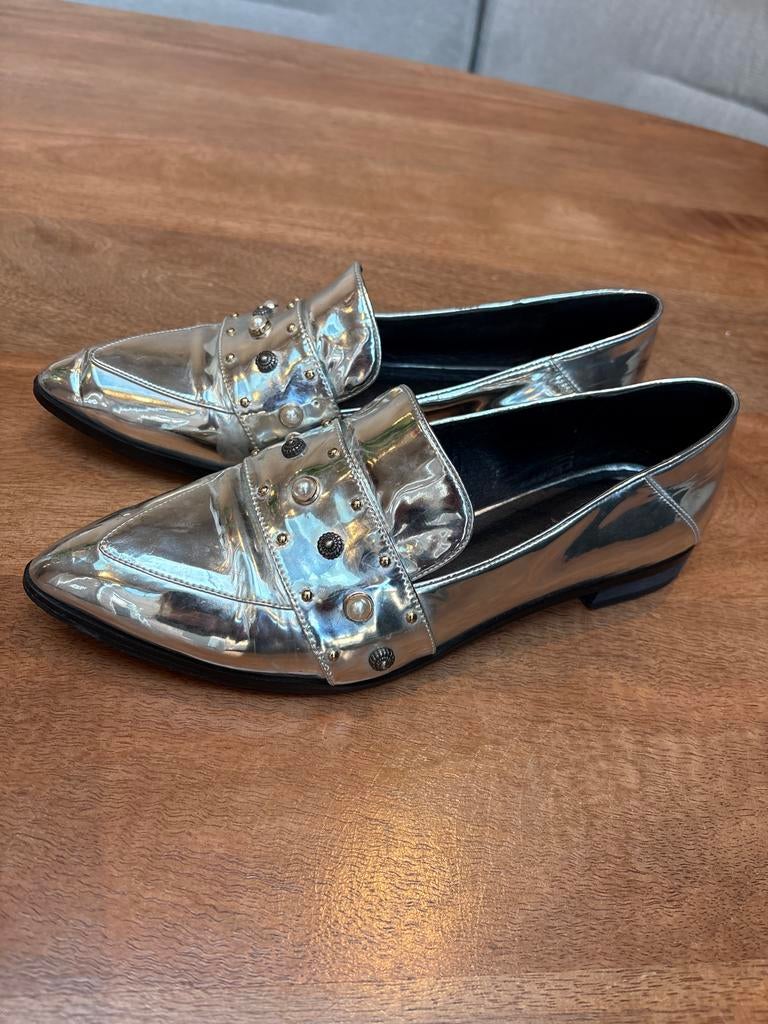 Josh V zilveren schoenen maat 41 (valt als 39), Kleding | Dames, Schoenen, Ophalen of Verzenden, Gedragen, Overige kleuren, Instappers