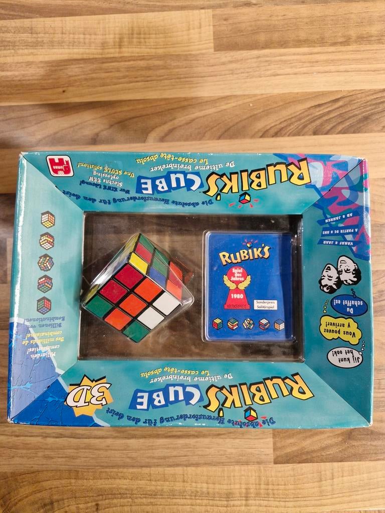 Rubik's Cube 1980 vintage, Hobby en Vrije tijd, Denksport en Puzzels, Ophalen of Verzenden, Minder dan 500 stukjes