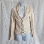 Leuk creme kleurig katoenen gebreid vest mt 36 merk Tandem, ., Beige, Ophalen of Verzenden, Zo goed als nieuw