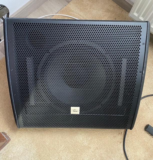 The Box Pro A12 actieve floor monitor, Ophalen, Zo goed als nieuw, Minder dan 500 watt, Monitor(versterker)