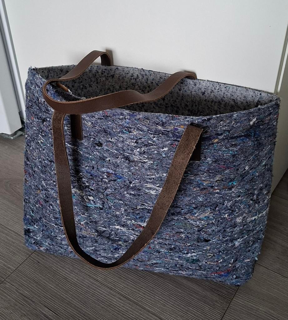 Gerecyclede Tas blauw of geel, Ophalen of Verzenden, Nieuw, Blauw