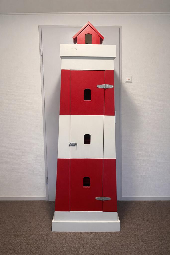 Unieke kinderkast – vuurtoren design met verlichting, Ophalen, Gebruikt, 50 tot 70 cm, 105 cm of meer