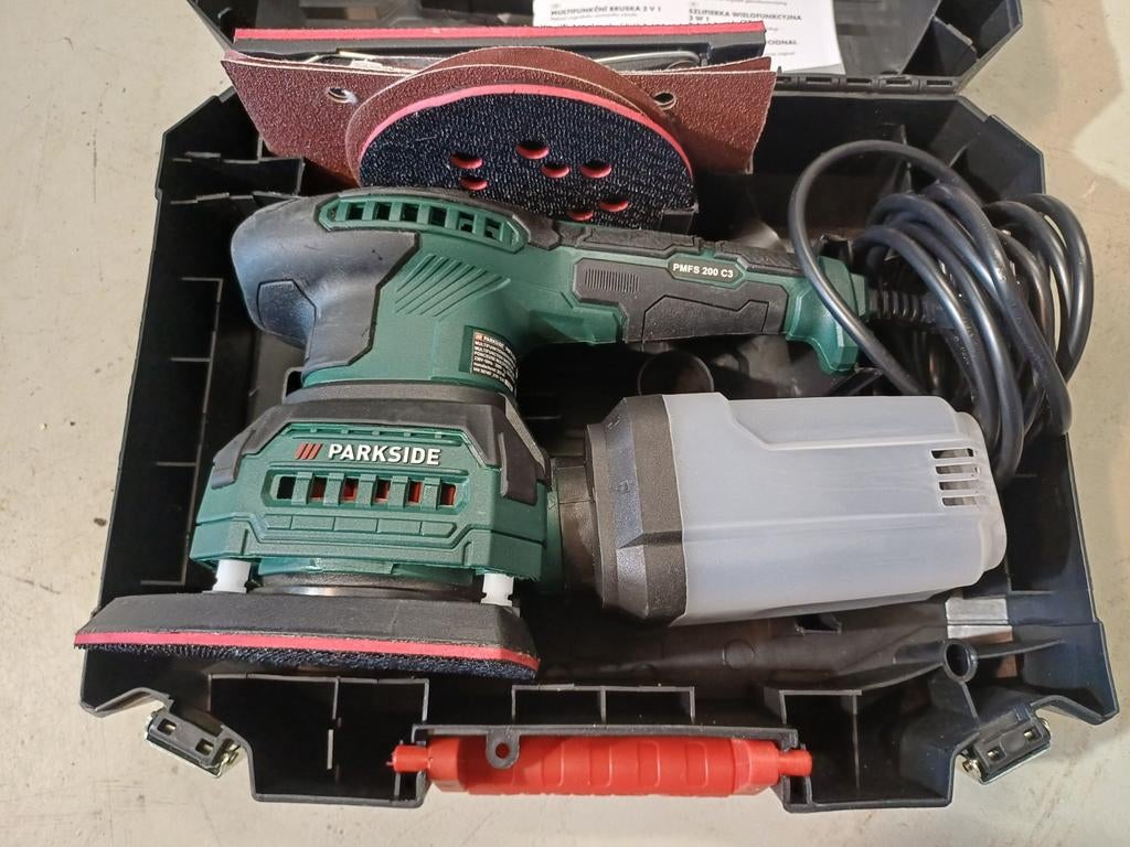 Parkside 3-in-1 Multifunctionele Schuurmachine Nieuw, Ophalen, Nieuw, Minder dan 600 watt, Overige typen