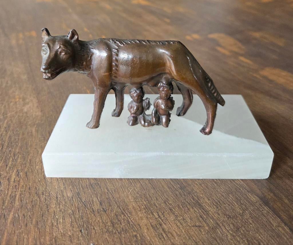 Lupa Capitolina met Romulus en Remus beeld, Ophalen of Verzenden
