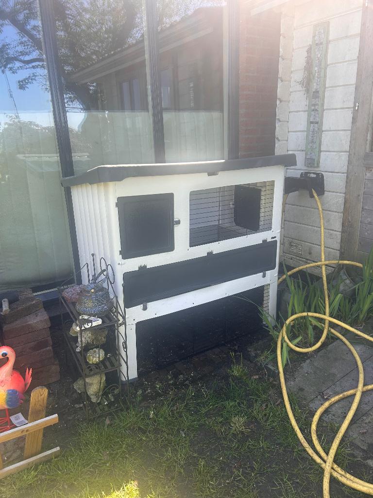 Konijnenhok, Dieren en Toebehoren, Ophalen, Zo goed als nieuw, 90 cm of meer, Konijn