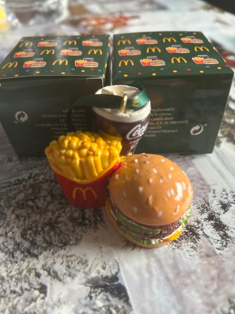 Limited Edition Kerst hamburger cola friet mc Donalds nieuw, Ophalen of Verzenden