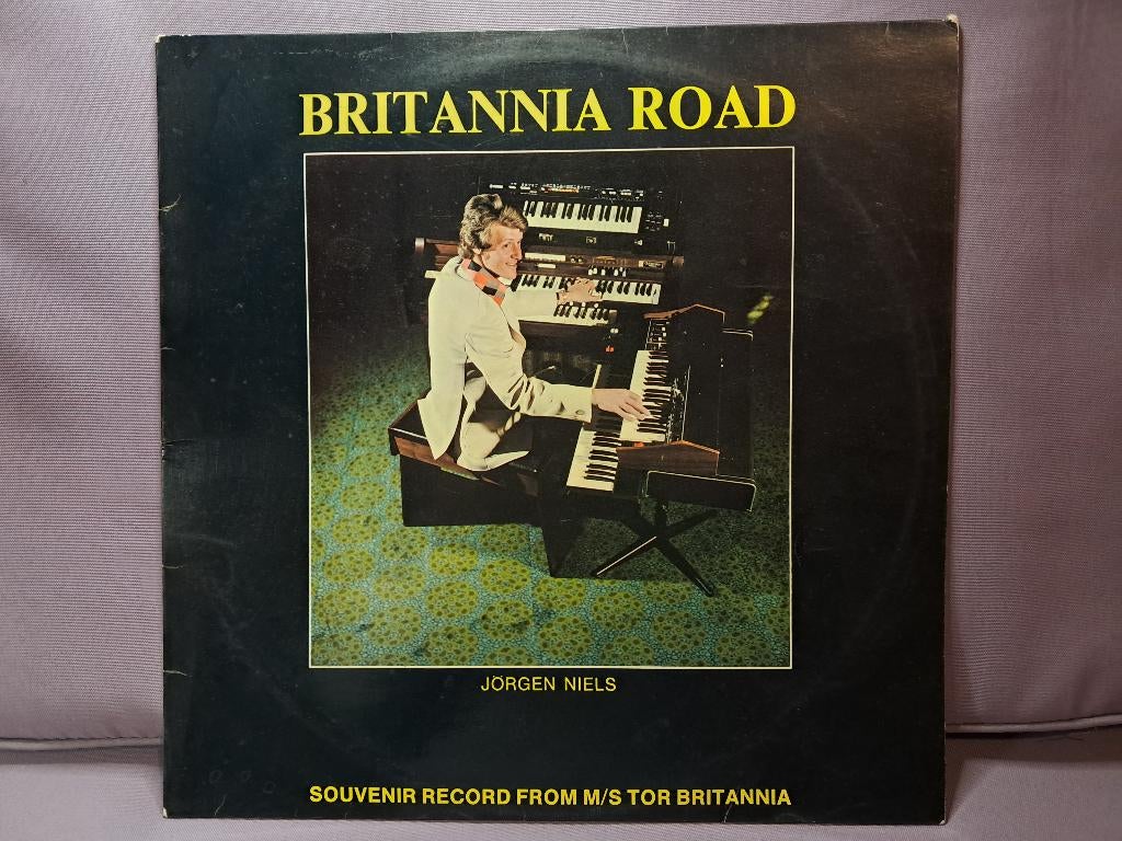 lp. jorgen niels. britania road. vg+, Ophalen of Verzenden, 1960 tot 1980, Gebruikt, 12 inch