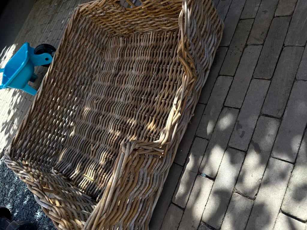 Rotan rieten hondenmand 70x65 cm, Dieren en Toebehoren, Ophalen, Gebruikt, Minder dan 65 cm, Minder dan 75 cm