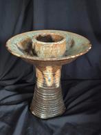 Prachtige zeer grote vaas 34 cm voor o.a. ikebana. keramiek, Overige kleuren, Aardewerk of Porselein, Ophalen of Verzenden, Zo goed als nieuw