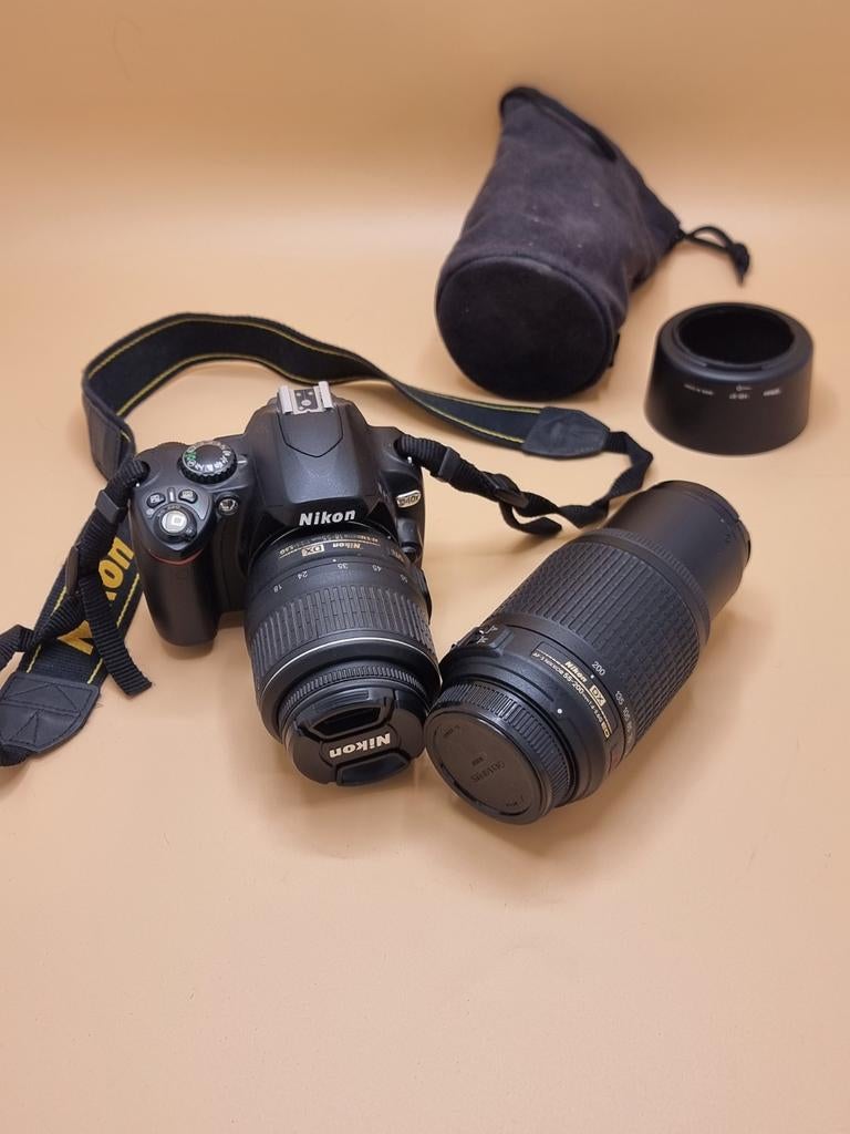 Nikos D40X body met 2 lenzen. Nette digitale camera, Ophalen of Verzenden, Zo goed als nieuw, Nikon, 8 keer of meer