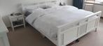 Wit 2 persoonsbed ruilen chocolade, Huis en Inrichting, Slaapkamer | Bedden, Ophalen, Wit, Tweepersoons, 160 cm