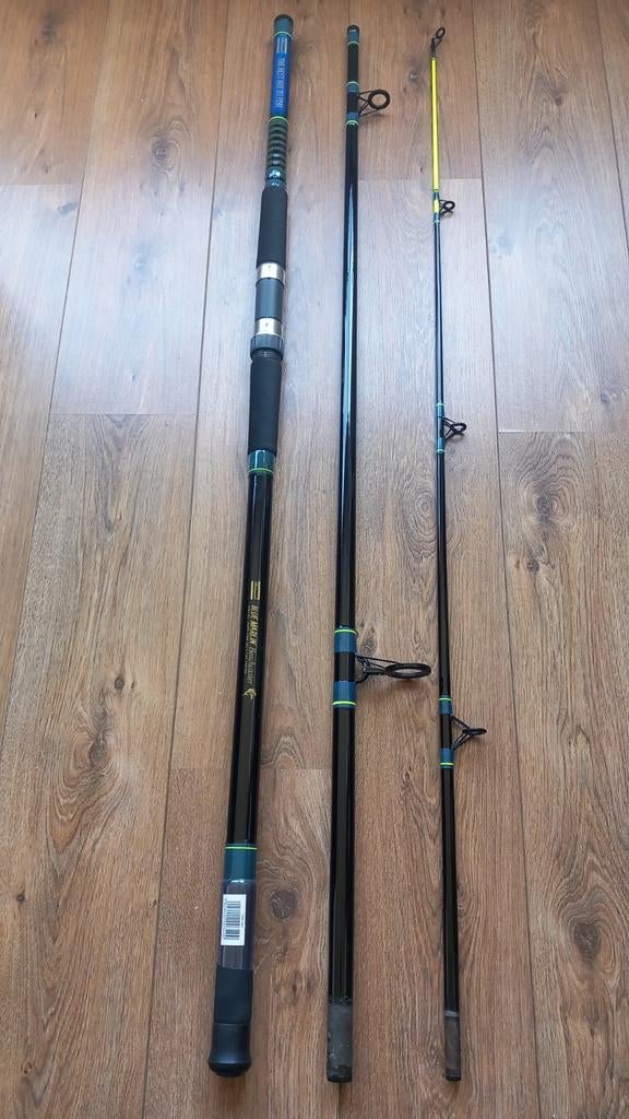 Shakespeare Blue Marlin Beachcaster 4 meter, Watersport en Boten, Hengelsport | Algemeen, Nieuw, Werphengel, Ophalen