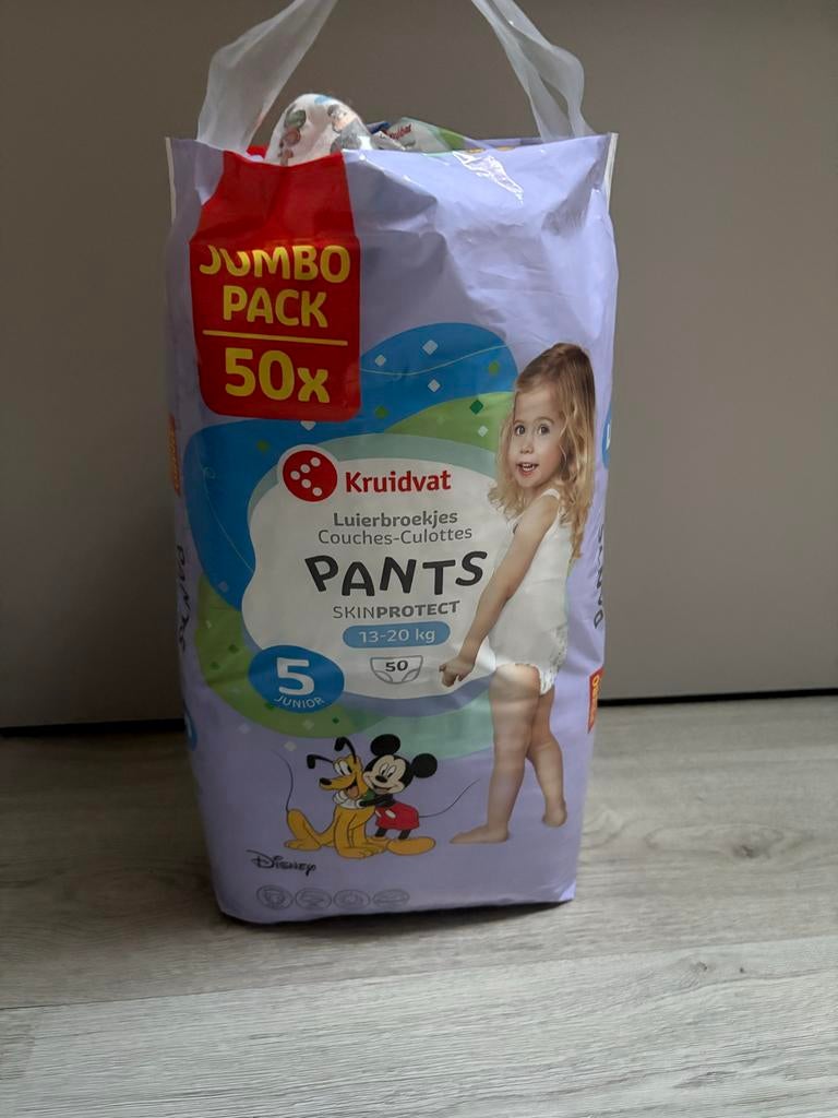 Kruidvat Luiers Pants Maat 5 (bijna vol pak), Ophalen of Verzenden, Zo goed als nieuw