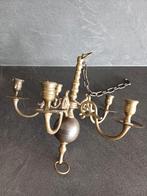 Oude 5-Armige Kaarsenkroon Hangkroon Kroonluchter voor € 35, Ophalen, Koper of Brons