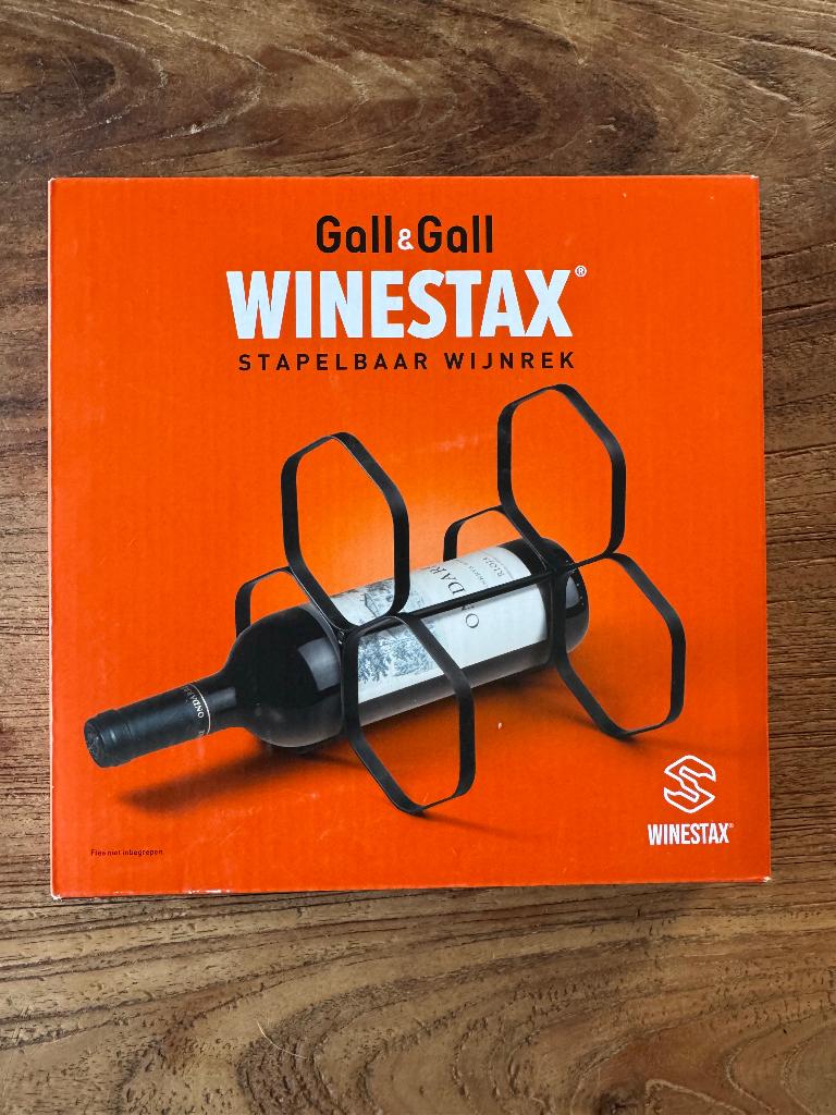 WineStax Wijnrek | 2 stuks | Gall & Gall, Nieuw, Ophalen of Verzenden, Minder dan 5 flessen, Metaal