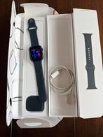 Apple watch 8 midnight 45mm zgan, Zwart, IOS, Ophalen of Verzenden, Zo goed als nieuw