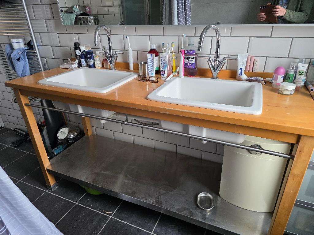 badkamermeubel, Huis en Inrichting, Ophalen, Gebruikt, Minder dan 100 cm, 50 tot 75 cm