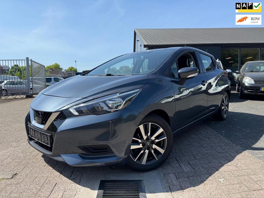 Nissan Micra 0.9 IG-T N-Connecta*Navigatie*Lichtmetaal*Camer, Auto's, Nissan, Voorwielaandrijving, 898 cc, Stof, 525 kg