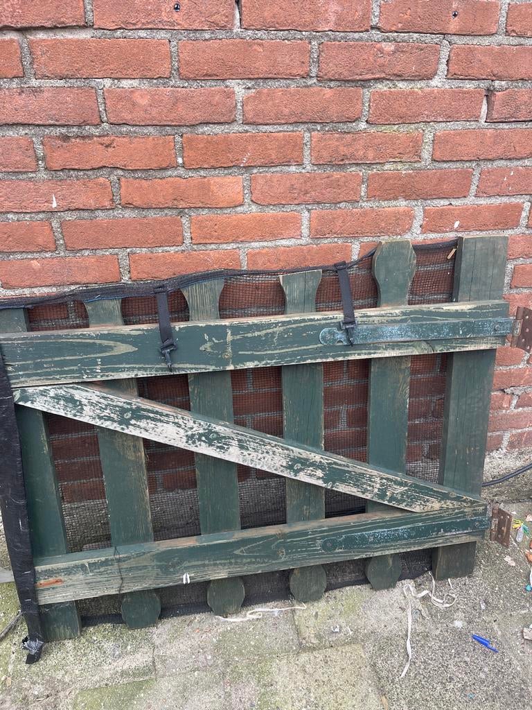 Houten tuinpoortje, groen ophalen Assendelft, Gebruikt, Ophalen of Verzenden, Minder dan 100 cm, Looppoort