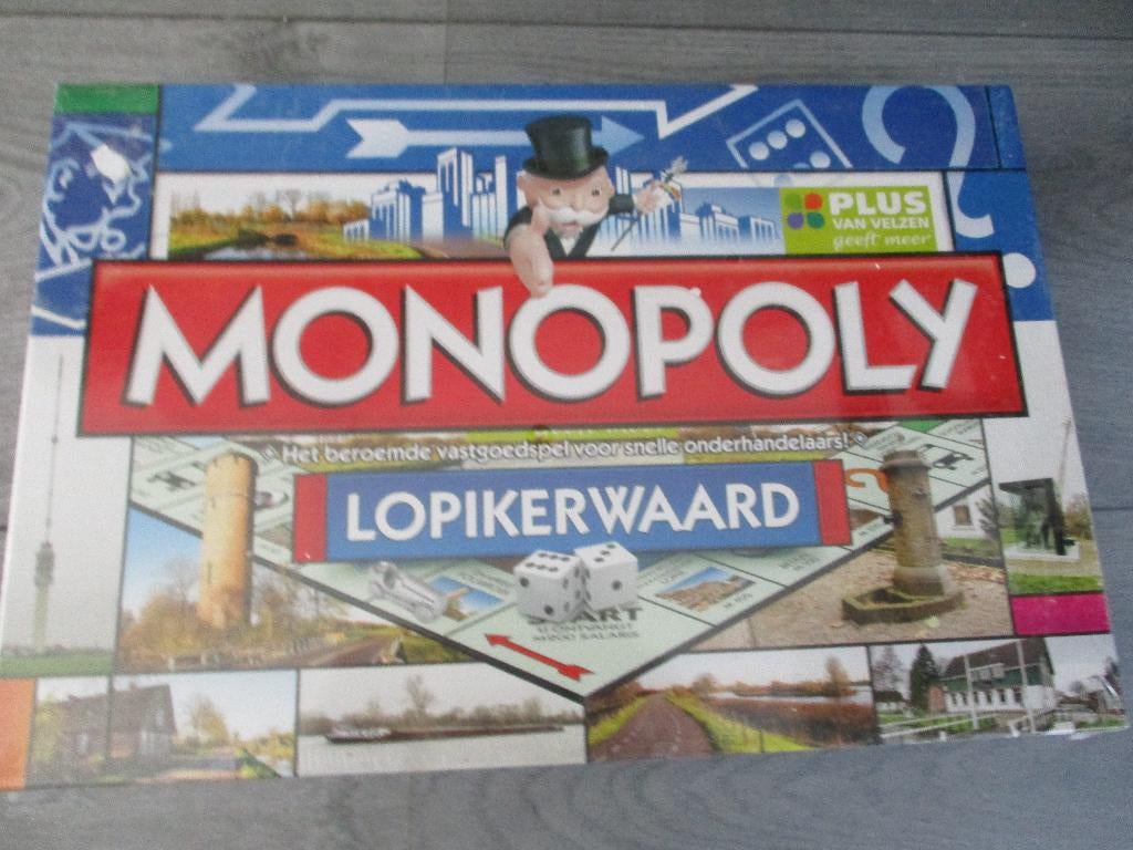 bordspel seal Monopoly Lopikerwaard Monopolie fraai, Vijf spelers of meer, Ophalen of Verzenden, Nieuw, Monopoly