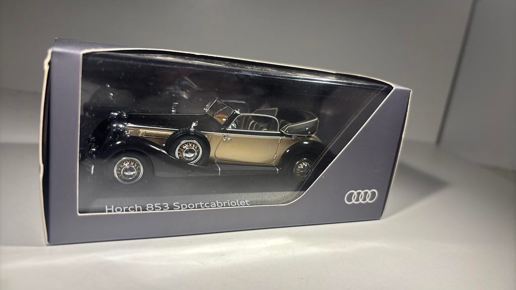 Horch 853 sportcabriolet minichamps 1.43, Hobby en Vrije tijd, Modelauto's | 1:43, Auto, Ophalen of Verzenden, MiniChamps, A
