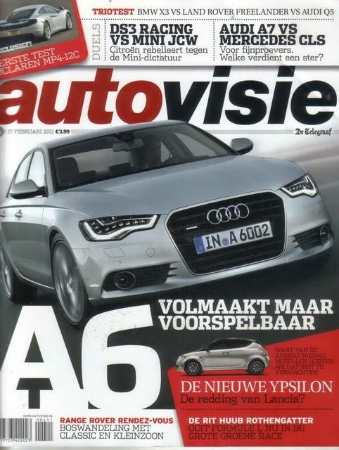 Autovisie 4 2011 : Mini Cooper Works - Citroen DS3 Racing, Ophalen of Verzenden, Gelezen, Algemeen